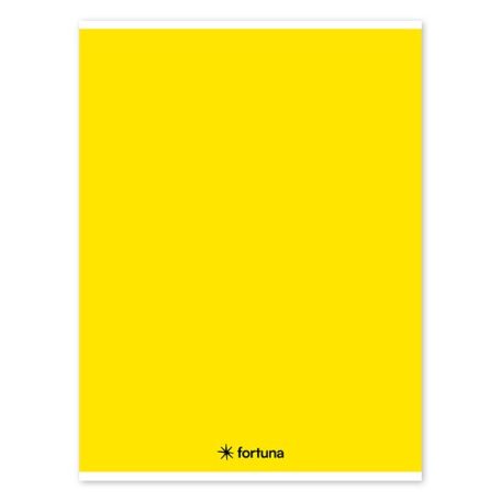 Füzet vonalas FORTUNA Monocolor A/4 32 lapos sárga