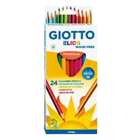 Színes ceruza GIOTTO Elios háromszögletű 24 darabos